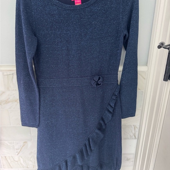 Lilly Pulitzer Sparkling Navy Dress for Kids - Picture 1 of 7
